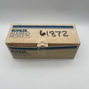 Vintage Kohler Chrome Gooseneck Wet Bar Faucet with Crystal Handles‎ (NOS)